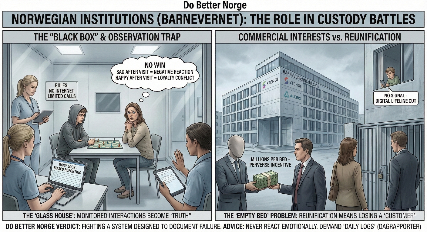 Norwegian Institutions (Barnevernet): The Role in Custody Battles