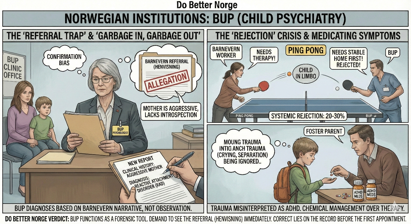 Norwegian Institutions: BUP (Child Psychiatry)